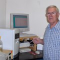 Marlin Bensinger in Lab